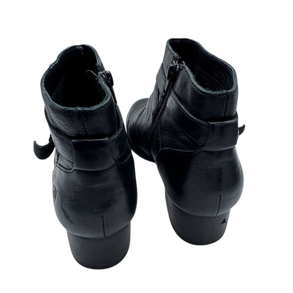 Born Black Leather Ankle Booties - Picture 7 of 9